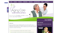 Desktop Screenshot of agingcareadvocates.com